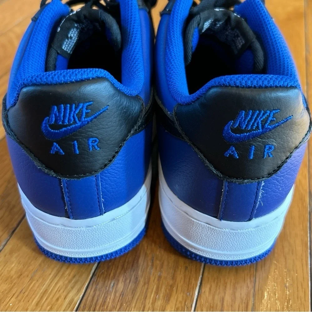 New Authentic Nike AF1 By You Air Force 1 Low Black White Blue Women’s Size 7.5